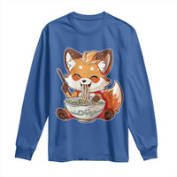 Kawaii Fox Ramen Japanese Long Sleeve Shirt Japanese Anime Otaku Manga Cute Graphic