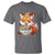 Kawaii Fox Ramen Japanese T Shirt Japanese Anime Otaku Manga Cute Graphic - Wonder Print Shop