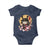 Japanese Samurai Cat Baby Onesie Ancient Ninja Kitten Warrior Tattoo Kawaii Otaku Retro
