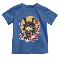 Japanese Samurai Cat Toddler T Shirt Ancient Ninja Kitten Warrior Tattoo Kawaii Otaku Retro