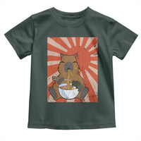 Kawaii Capybara Ramen Toddler T Shirt Cute Capy Meme Japanese Noodles Lover