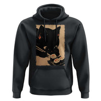 Kawaii Cat Eating Sushi Hoodie Japanese Anime Manga Otaku Retro Vintage Graphic