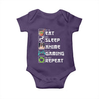 Eat Sleep Anime Gaming Repeat Baby Onesie Kawaii Otaku Gamer Manga Lover