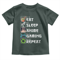 Eat Sleep Anime Gaming Repeat Toddler T Shirt Kawaii Otaku Gamer Manga Lover