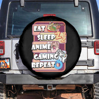 Eat Sleep Anime Gaming Repeat Spare Tire Cover Kawaii Otaku Manga Ramen Lover