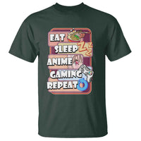Eat Sleep Anime Gaming Repeat T Shirt Kawaii Otaku Manga Ramen Lover - Wonder Print Shop