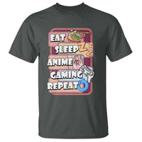 Eat Sleep Anime Gaming Repeat T Shirt Kawaii Otaku Manga Ramen Lover - Wonder Print Shop