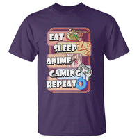 Eat Sleep Anime Gaming Repeat T Shirt Kawaii Otaku Manga Ramen Lover - Wonder Print Shop