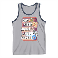 Eat Sleep Anime Gaming Repeat Tank Top Kawaii Otaku Manga Ramen Lover