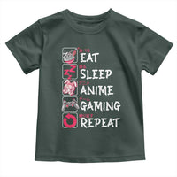 Eat Sleep Anime Gaming Repeat Toddler T Shirt Otaku Gamer Manga Lover Japanese Pop Culture