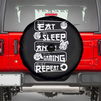Eat Sleep Anime Gaming Repeat Spare Tire Cover Otaku Gamer Manga Lover