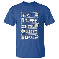 Eat Sleep Anime Gaming Repeat T Shirt Otaku Gamer Manga Lover - Wonder Print Shop