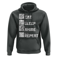 Eat Sleep Anime Repeat Hoodie Japan Otaku Manga Lover