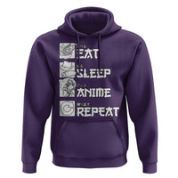 Eat Sleep Anime Repeat Hoodie Japan Otaku Manga Lover