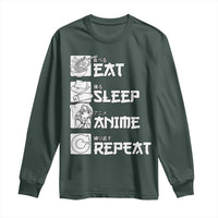 Eat Sleep Anime Repeat Long Sleeve Shirt Japan Otaku Manga Lover