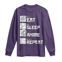 Eat Sleep Anime Repeat Long Sleeve Shirt Japan Otaku Manga Lover