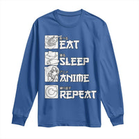 Eat Sleep Anime Repeat Long Sleeve Shirt Japan Otaku Manga Lover