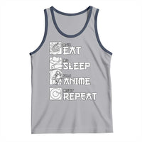Eat Sleep Anime Repeat Tank Top Japan Otaku Manga Lover