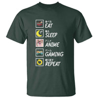 Eat Sleep Anime Gaming Repeat T Shirt Kawaii Otaku Gamer Manga Ramen Lover - Wonder Print Shop