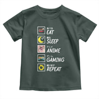 Eat Sleep Anime Gaming Repeat Toddler T Shirt Kawaii Otaku Gamer Manga Ramen Lover