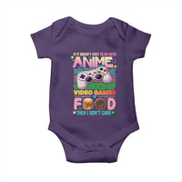 Anime Video Games Food Baby Onesie Japan Kawaii Gamer Otaku Aesthetic