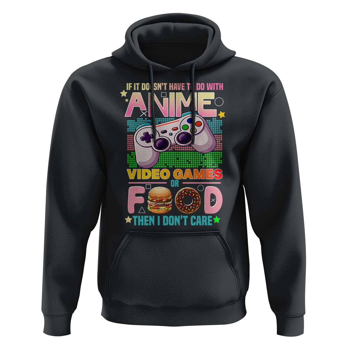 Anime Video Games Food Hoodie Japan Kawaii Gamer Otaku Aesthetic