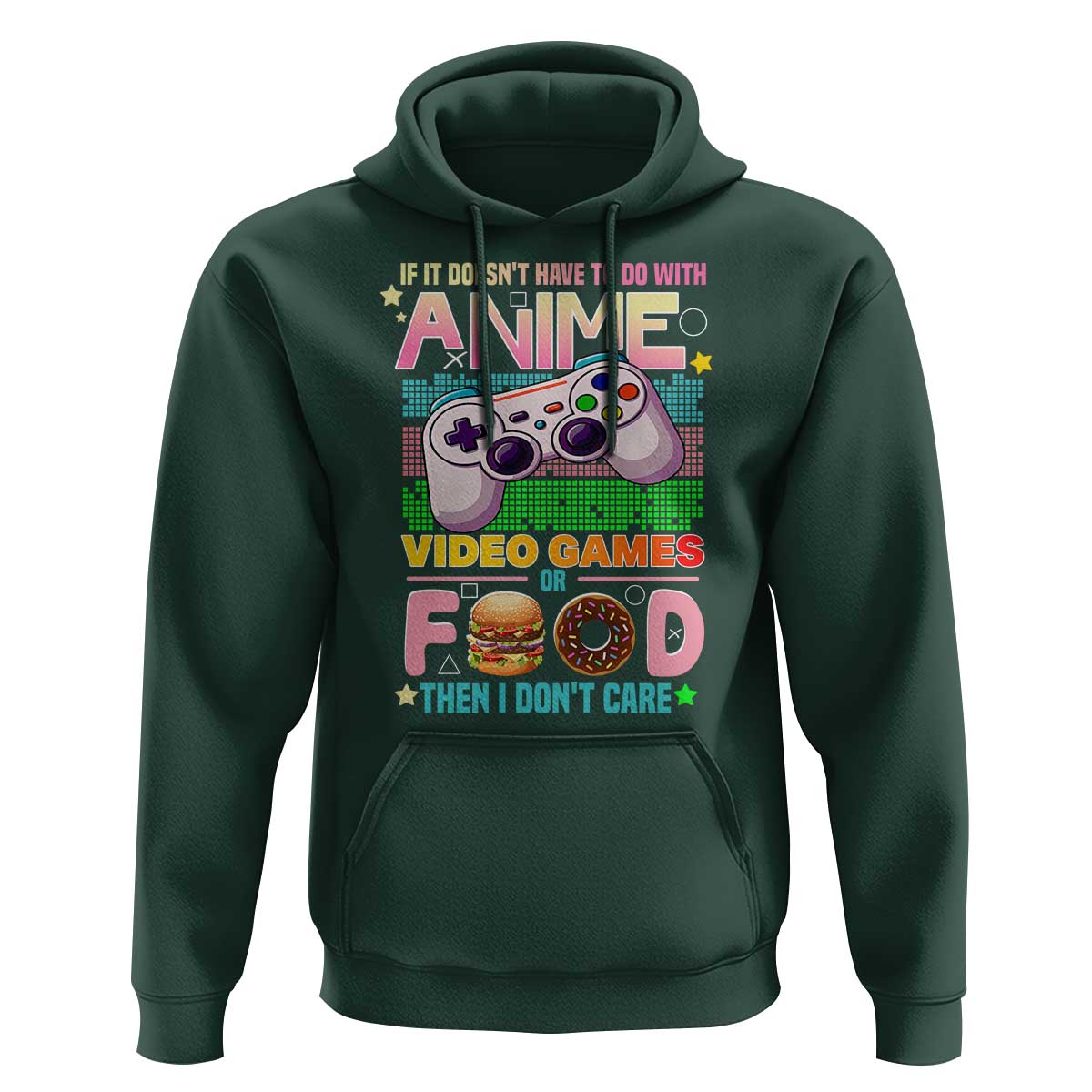 Anime Video Games Food Hoodie Japan Kawaii Gamer Otaku Aesthetic
