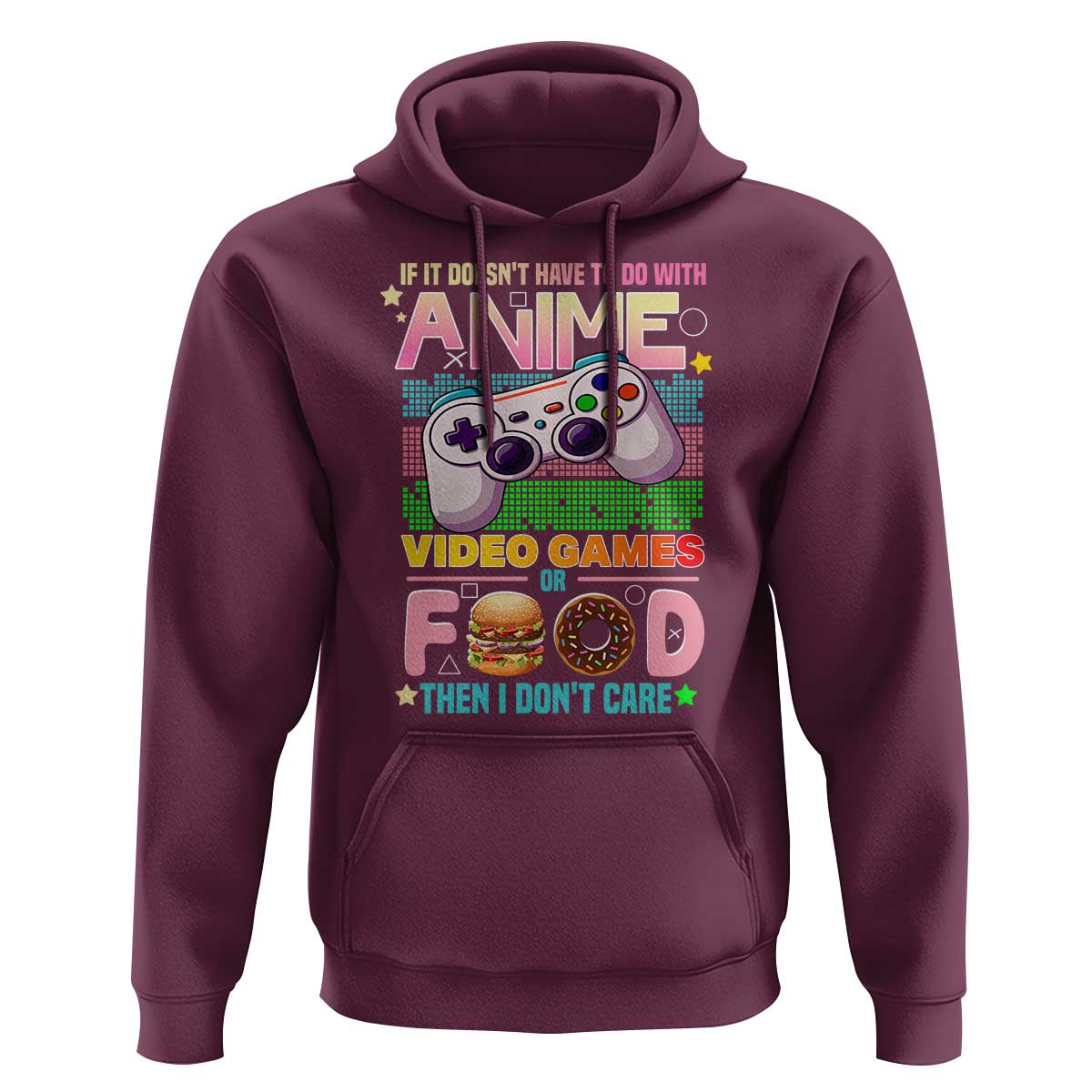 Anime Video Games Food Hoodie Japan Kawaii Gamer Otaku Aesthetic