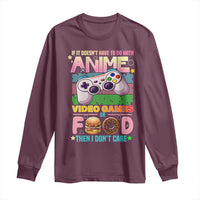 Anime Video Games Food Long Sleeve Shirt Japan Kawaii Gamer Otaku Aesthetic