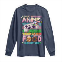 Anime Video Games Food Long Sleeve Shirt Japan Kawaii Gamer Otaku Aesthetic