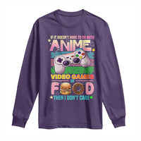 Anime Video Games Food Long Sleeve Shirt Japan Kawaii Gamer Otaku Aesthetic