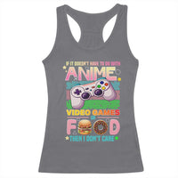 Anime Video Games Food Racerback Tank Top Japan Kawaii Gamer Otaku Aesthetic