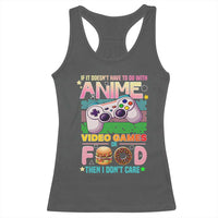 Anime Video Games Food Racerback Tank Top Japan Kawaii Gamer Otaku Aesthetic
