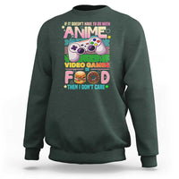 Anime Video Games Food Sweatshirt Japan Kawaii Gamer Otaku Aesthetic