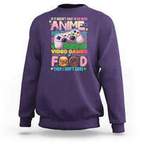 Anime Video Games Food Sweatshirt Japan Kawaii Gamer Otaku Aesthetic