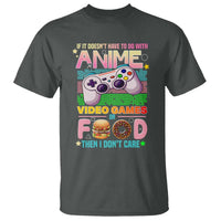 Anime Video Games Food T Shirt Japan Kawaii Gamer Otaku Aesthetic