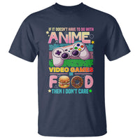 Anime Video Games Food T Shirt Japan Kawaii Gamer Otaku Aesthetic