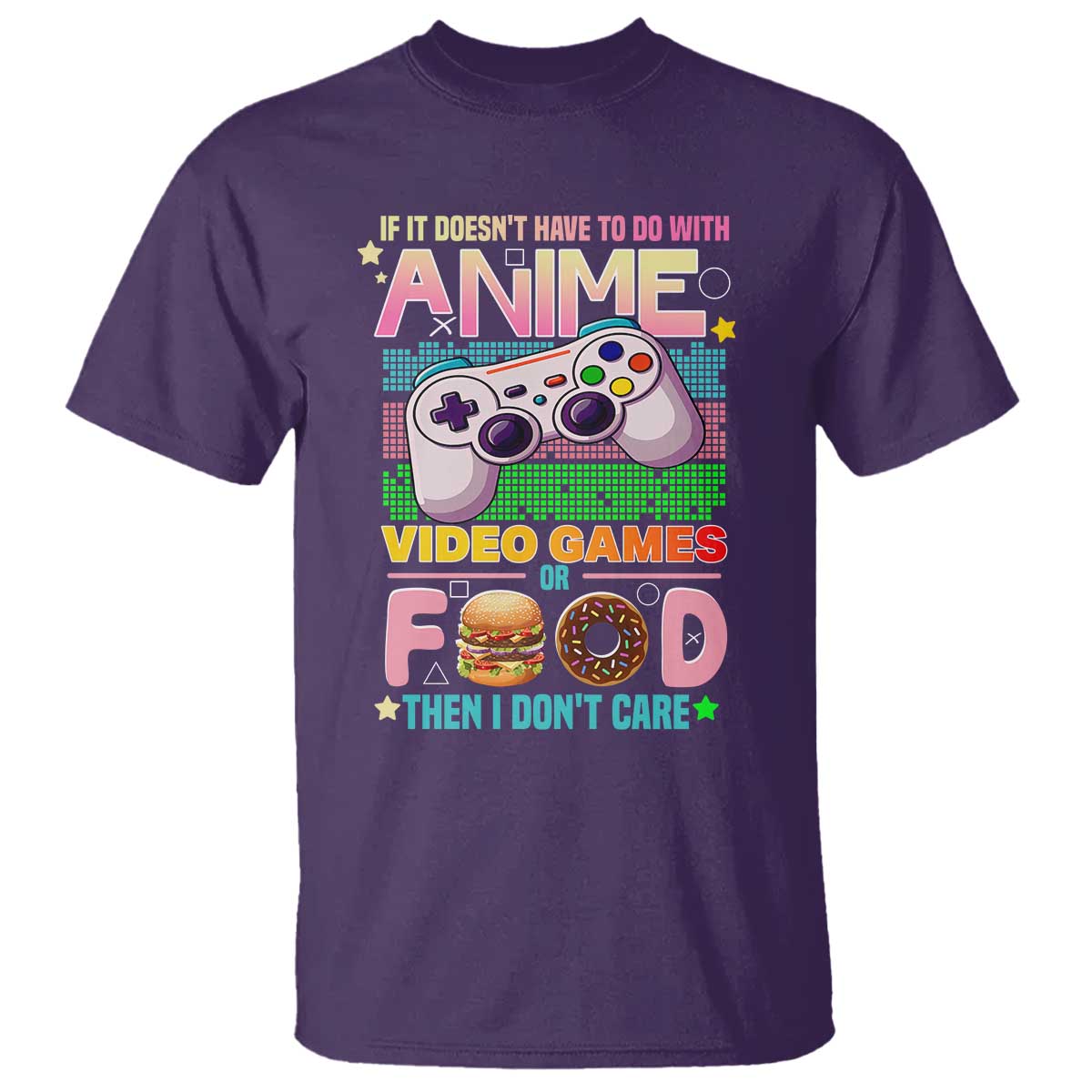 Anime Video Games Food T Shirt Japan Kawaii Gamer Otaku Aesthetic