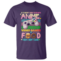 Anime Video Games Food T Shirt Japan Kawaii Gamer Otaku Aesthetic