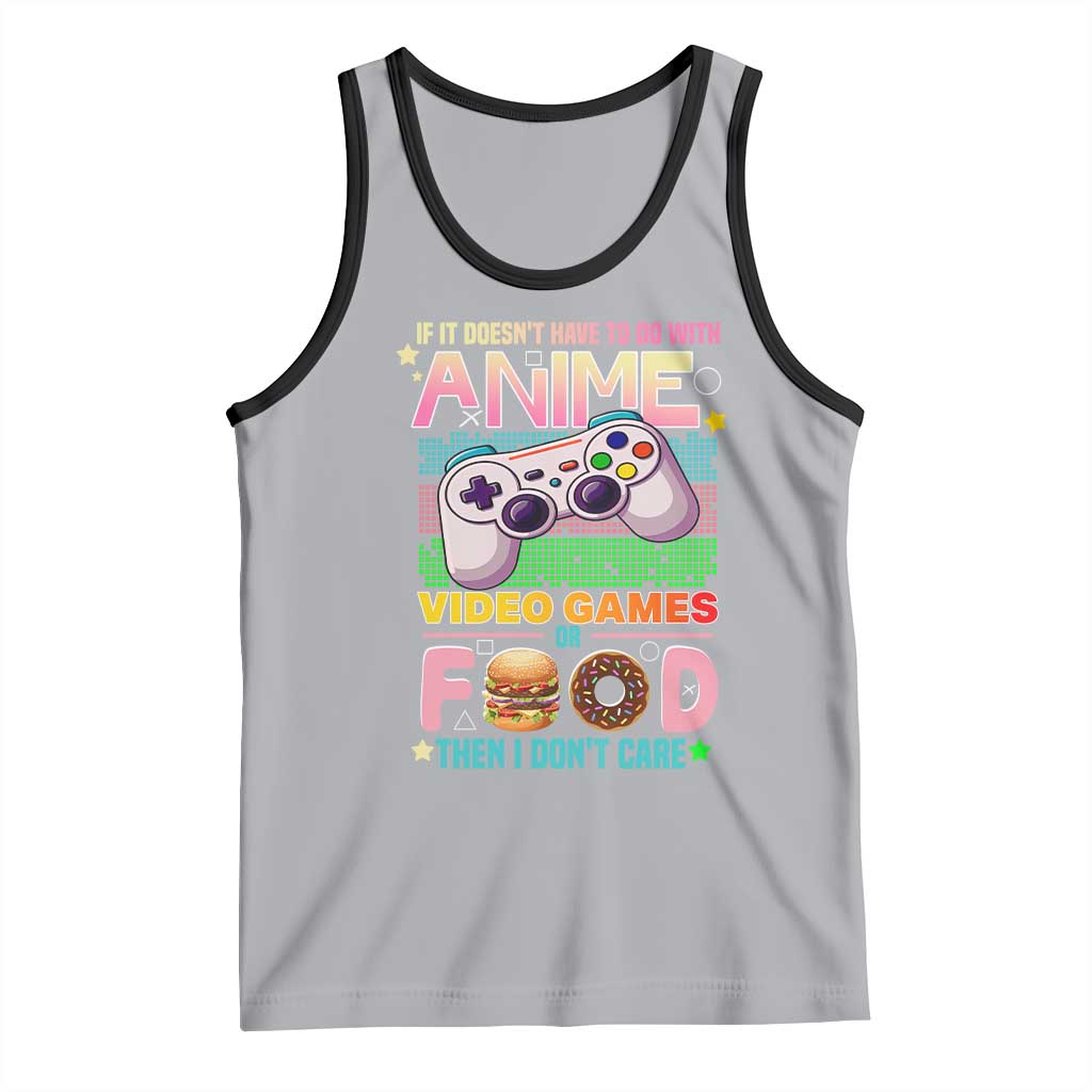 Anime Video Games Food Tank Top Japan Kawaii Gamer Otaku Aesthetic