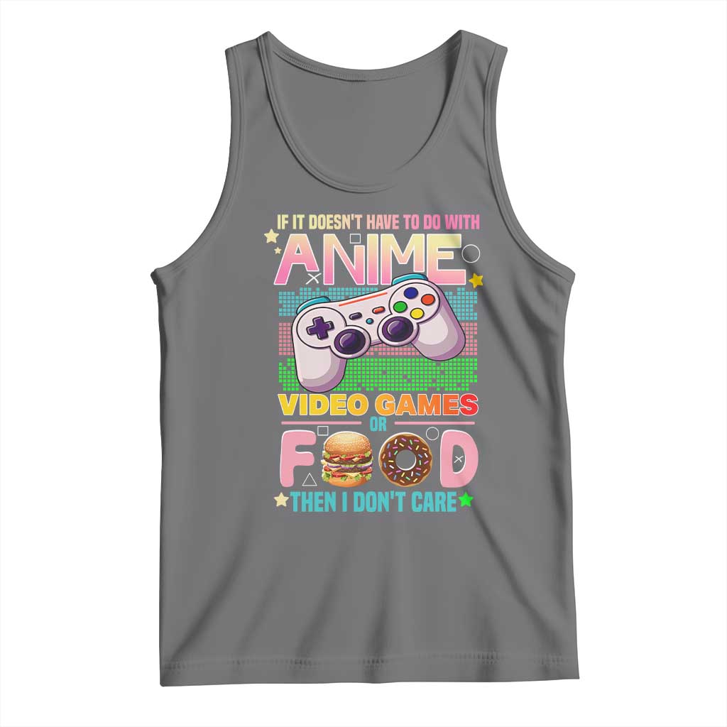 Anime Video Games Food Tank Top Japan Kawaii Gamer Otaku Aesthetic