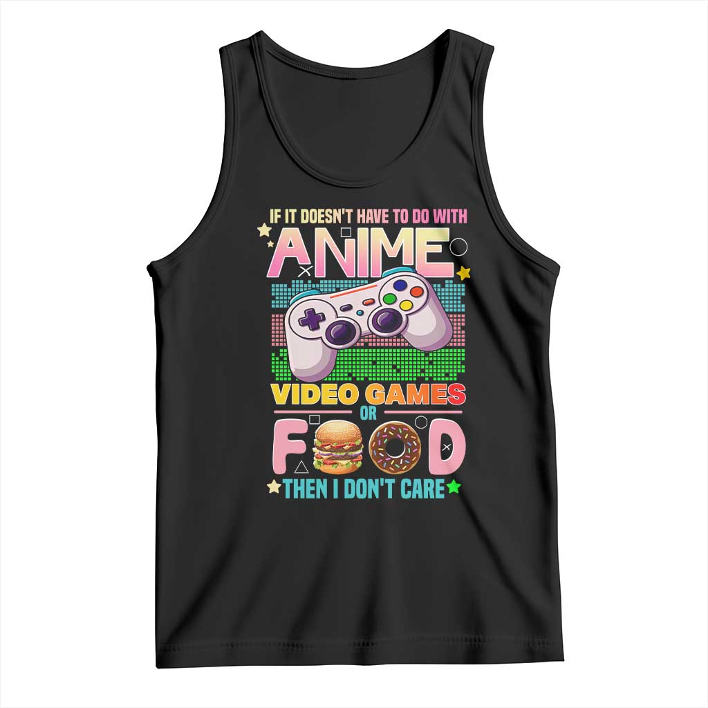 Anime Video Games Food Tank Top Japan Kawaii Gamer Otaku Aesthetic