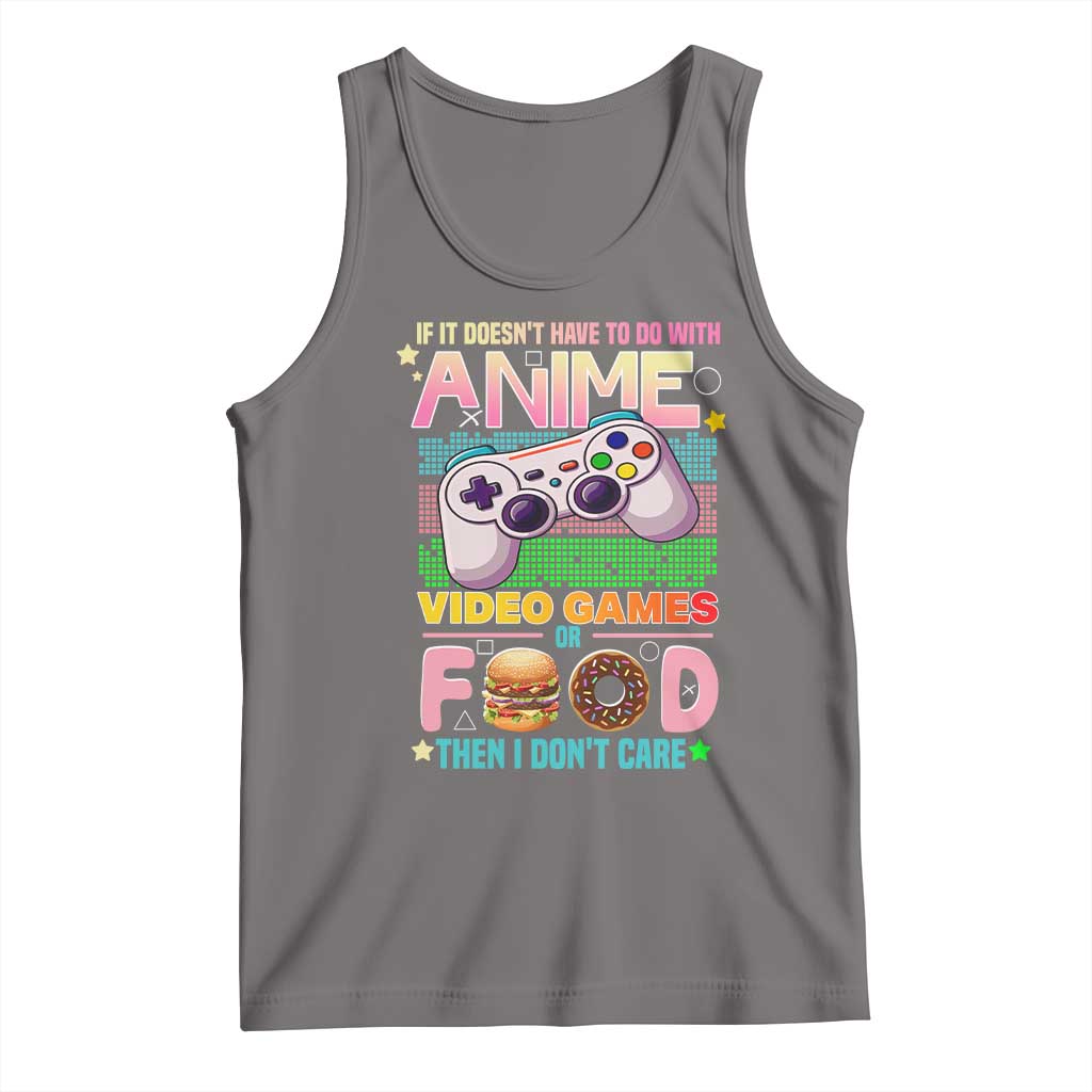 Anime Video Games Food Tank Top Japan Kawaii Gamer Otaku Aesthetic