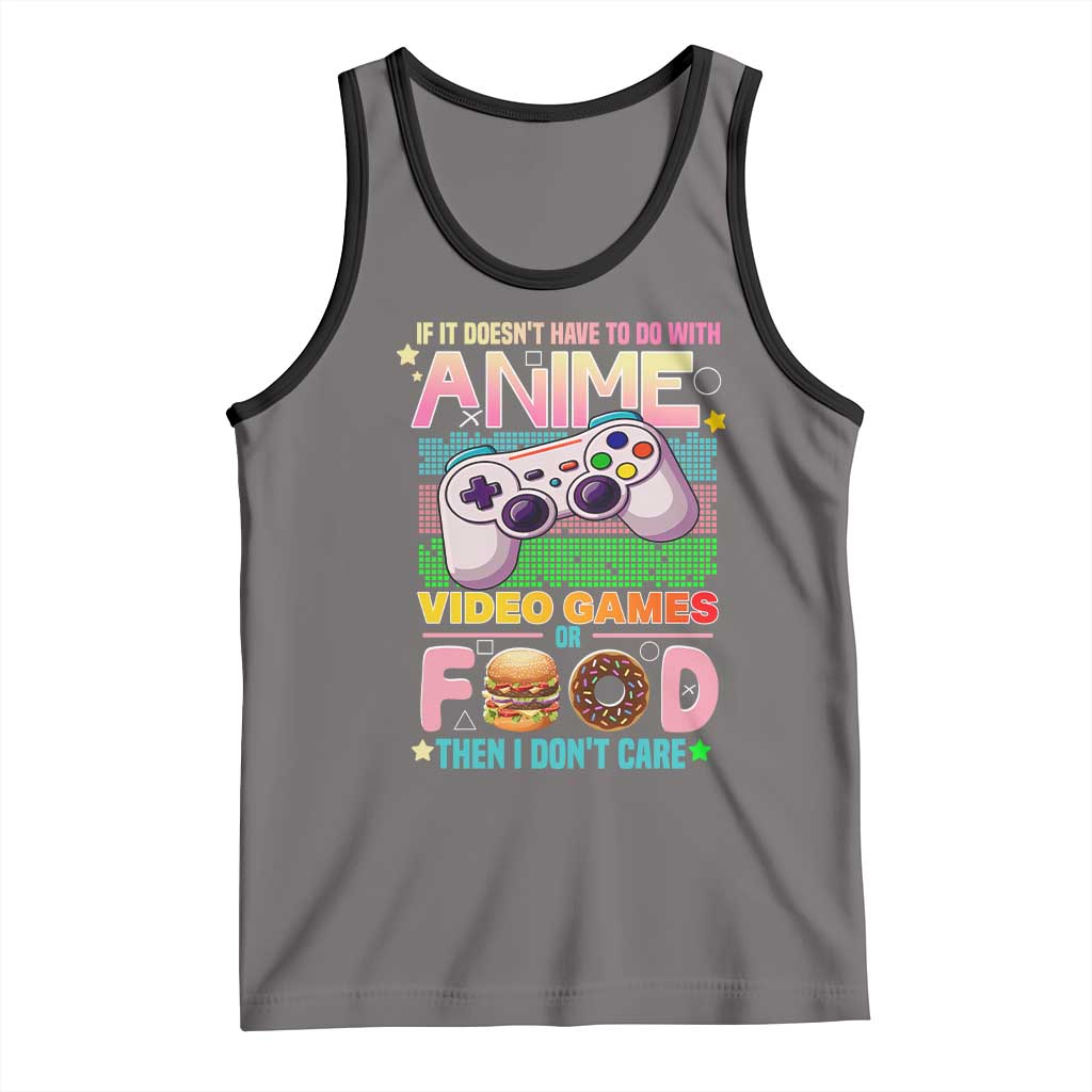 Anime Video Games Food Tank Top Japan Kawaii Gamer Otaku Aesthetic