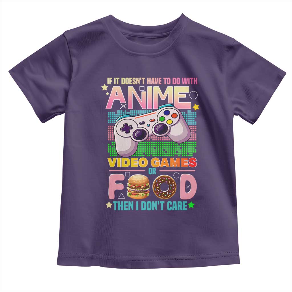 Anime Video Games Food Toddler T Shirt Japan Kawaii Gamer Otaku Aesthetic