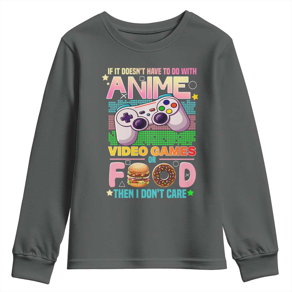 Anime Video Games Food Youth Sweatshirt Japan Kawaii Gamer Otaku Aesthetic