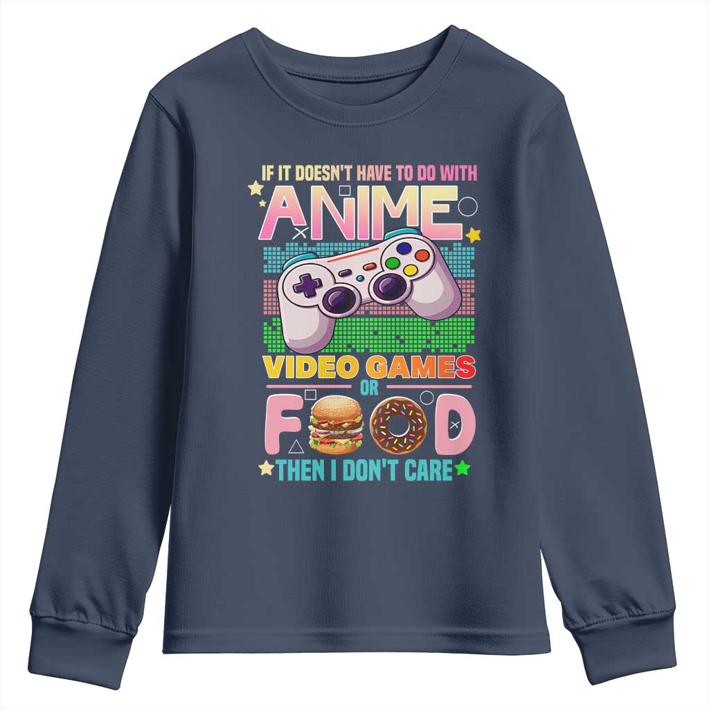 Anime Video Games Food Youth Sweatshirt Japan Kawaii Gamer Otaku Aesthetic