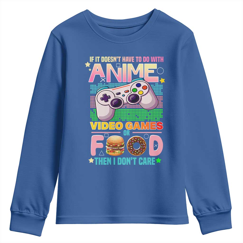 Anime Video Games Food Youth Sweatshirt Japan Kawaii Gamer Otaku Aesthetic