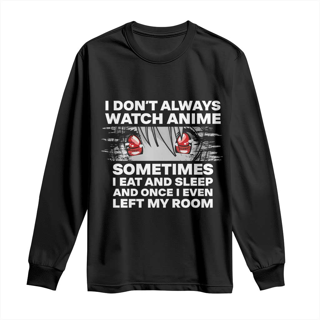 Funny Anime Lover Long Sleeve Shirt Japanese Kawaii Manga Otaku - Wonder Print Shop
