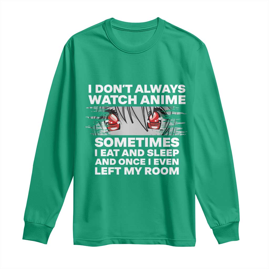 Funny Anime Lover Long Sleeve Shirt Japanese Kawaii Manga Otaku - Wonder Print Shop